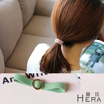 【Hera】赫拉 金屬圓圈手鍊式髮圈/髮束-2入組(黑+綠)