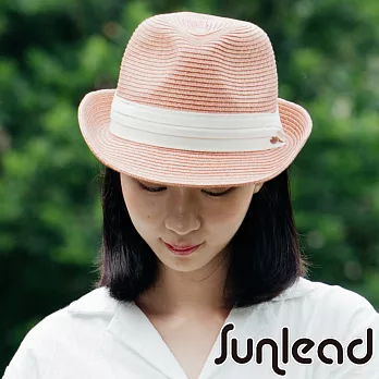 Sunlead 日系經典款防曬美型中折帽(經典粉)