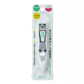 日本GB綠鐘+QQ不鏽鋼止滑握柄指甲剪(QQ-105)