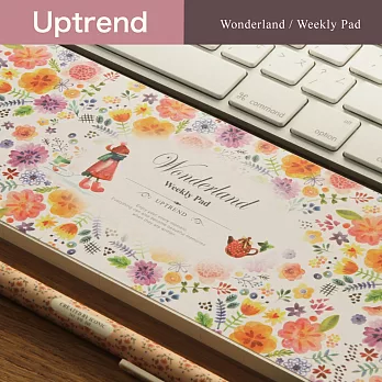 Uptrend Wonderland│ Weekly Pad電腦週記本‧花田雪橇