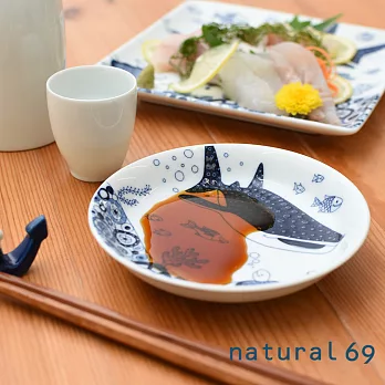 natural69 波佐見燒【cocomarine小碟子】豆腐鯊
