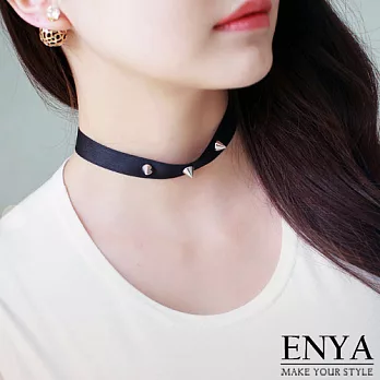 Enya★鉚釘造型頸項鍊圖片款