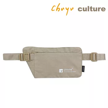 珠友  防竊隨身收納腰包/防搶包/防盜包(M)A卡其