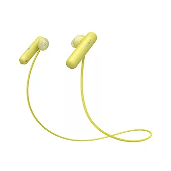 SONY無線藍牙運動式耳麥WI-SP500黃色