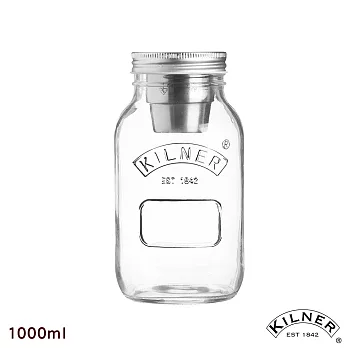 【KILNER】密封沙拉罐1L(內含醬料杯)