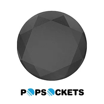 【PopSockets 泡泡騷】 美國No.1時尚多功能手機支架  -沉穩黑鑽