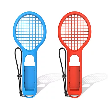 DOBE原廠 任天堂 SWITCH Joy-Con 瑪利歐網球專用網球拍/紅藍配色