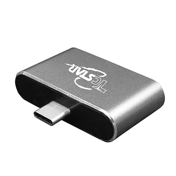 TCSTAR TYPE-C轉USB HUB 轉接器帶OTG TYC-HB006GR鐵灰