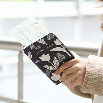 Dailylike 美好生活皮革護照套-09 鬱金香