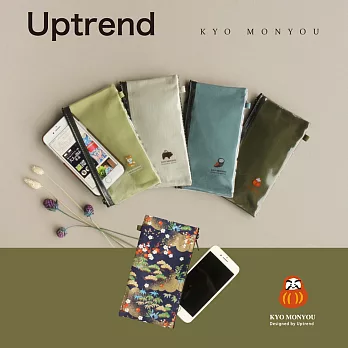 Uptrend&nbsp;京文樣可滑手機收納袋(可拆式吊掛)│幸福達摩