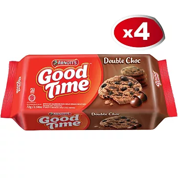 《Good Time》雅樂思好時光雙重巧克力餅乾72g(4入組)(到期日2024/1/17)