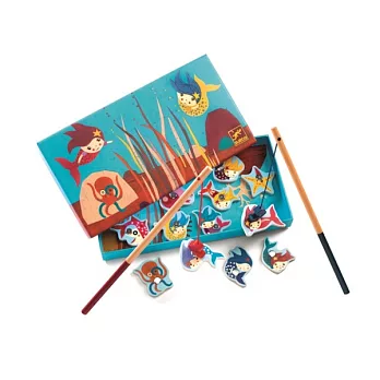 [法國 智荷 DJECO] 美人魚釣魚組