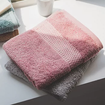 RENKLI 加大毛巾/蓬鬆精紡紗(40x70cm)_五色石榴粉