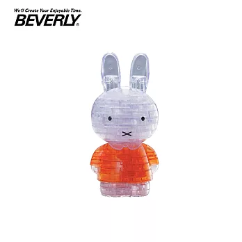 【日本正版授權】BEVERLY 米飛兔 3D 立體拼圖 64片 3D拼圖 公仔/模型 miffy