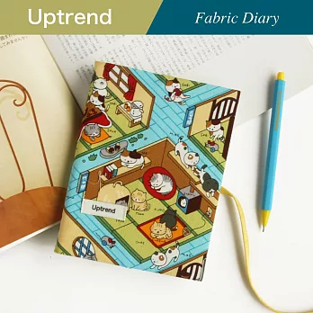 Uptrend Fabric Diary‧貓旅店宿泊予約(一館)│布手帳
