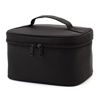 [MUJI無印良品]尼龍化妝箱/黑.S.約16x19x11.5cm