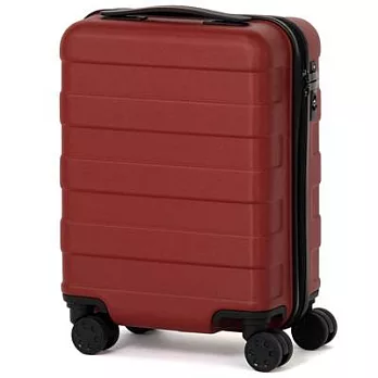 [MUJI無印良品]四輪硬殼止滑拉桿箱19L紅色.9S