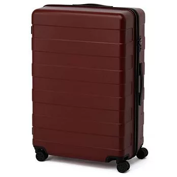 [MUJI無印良品]四輪硬殼止滑拉桿箱104L紅色.9S