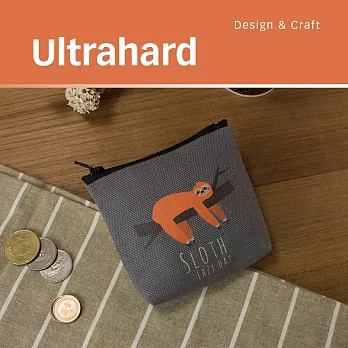 Ultrahard 竹林七閒小物收納包- 樹懶(灰)