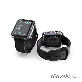 x-doria Apple Watch 44mm 保護殼 DEFENSE EDGE 刀鋒系列 - 繽紛虹繽紛虹