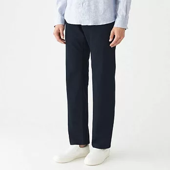[MUJI無印良品]男土耳其棉綾織布直筒褲76暗藍