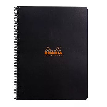 【Rhodia】Classic_A4+ 線圈筆記本_橫線內頁_黑色