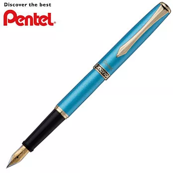 PENTEL Sterling鋼筆F尖 海藍寶石