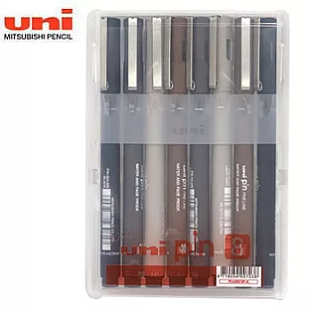 三菱代針筆八支組 綜合色