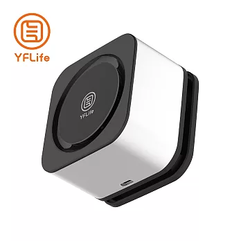 圓方YFLife負離子/奈米光觸媒_車用空氣淨化器_AIRBOX方塊舒星鑽銀