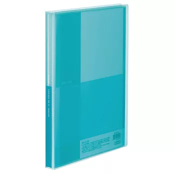 KOKUYO Glassele資料夾40枚 (固定式)-淺藍