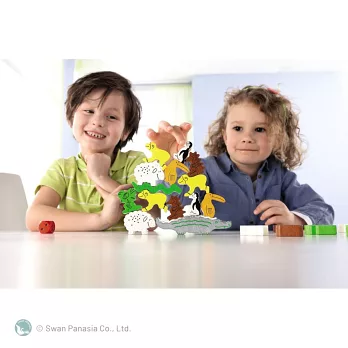 【新天鵝堡桌遊】動物疊疊樂英泰中文版