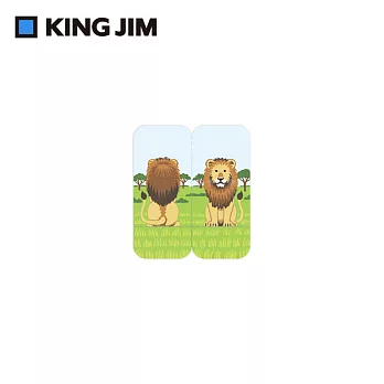 【KING JIM】可站立便利貼 動物款M 獅子 (3560-006)