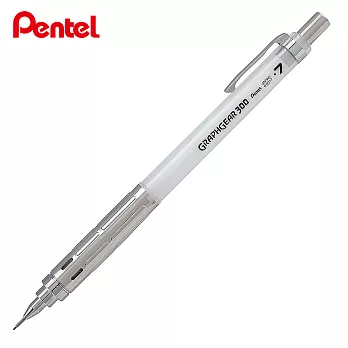 PENTEL GRAPHGEAR 300 製圖鉛筆 0.7 白