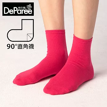 蒂巴蕾 Socks 直角襪 桃紅