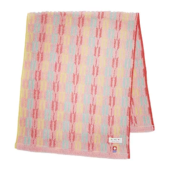 【日本丸真】今治繽紛箭羽毛巾 (粉)