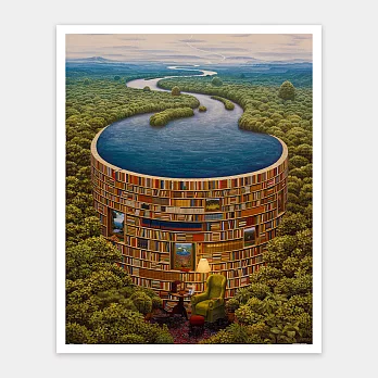 2000片平面拼圖 - Jacek Yerka - 藏書閣