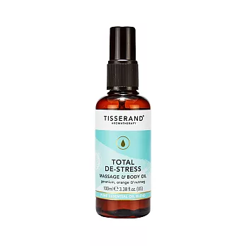 TISSERAND 全然放鬆按摩油 Total De-Stress Massage & Body Oil 100ml