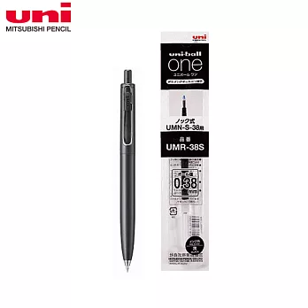 (1筆1芯)UNI-BALL ONE F 鋼珠筆高階版 0.38消炭