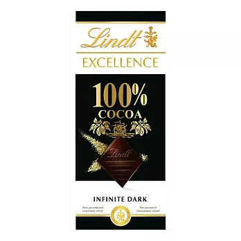 【Lindt 瑞士蓮】極醇系列100%黑巧克力片50g