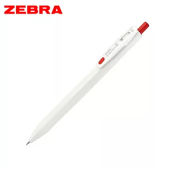 (3支1包)ZEBRA SARASA R 鋼珠筆  0.4白桿紅
