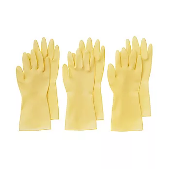 [MUJI無印良品]橡膠手套.左右手通用/大/6入