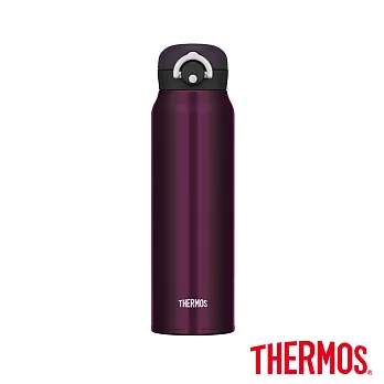 【THERMOS 膳魔師】不鏽鋼真空輕巧變保溫瓶0.75L(JNR-750-M-BK)午夜黑