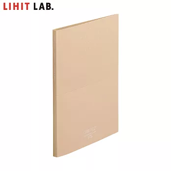 LIHIT LAB N-6002 10頁 A4 站立式資料本 (CUBE FIZZ) 米色