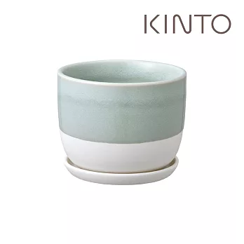 KINTO / PLANT POT 193陶瓷花盆14cm- 藍灰