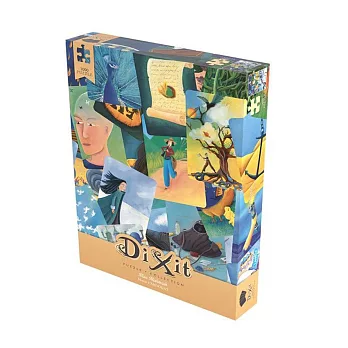 【GoKids】說書人1000片拼圖: 藍色片段 多語言版 1000 Pcs Dixit Puzzles - Blue Mishmash ML