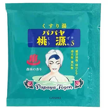 日本五洲藥品- 桃源S森林氣味入浴劑/單入(15g)