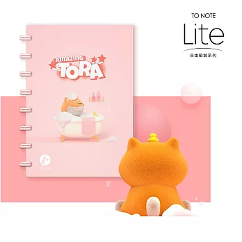 TO NOTE Lite X TORA副總柴 聯名扉頁 泡泡浴