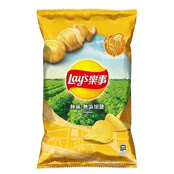 【Lay’s 樂事】波樂純味口味洋芋片85g/包