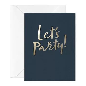 【Card Nest 】Let’s Party!  (mini) 文字系列萬用卡#M1029