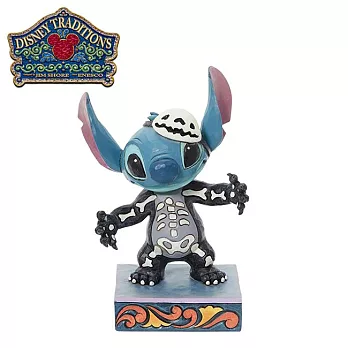 【正版授權】Enesco 史迪奇 夜光骷髏 塑像 公仔/精品雕塑 Stitch/迪士尼/Disney